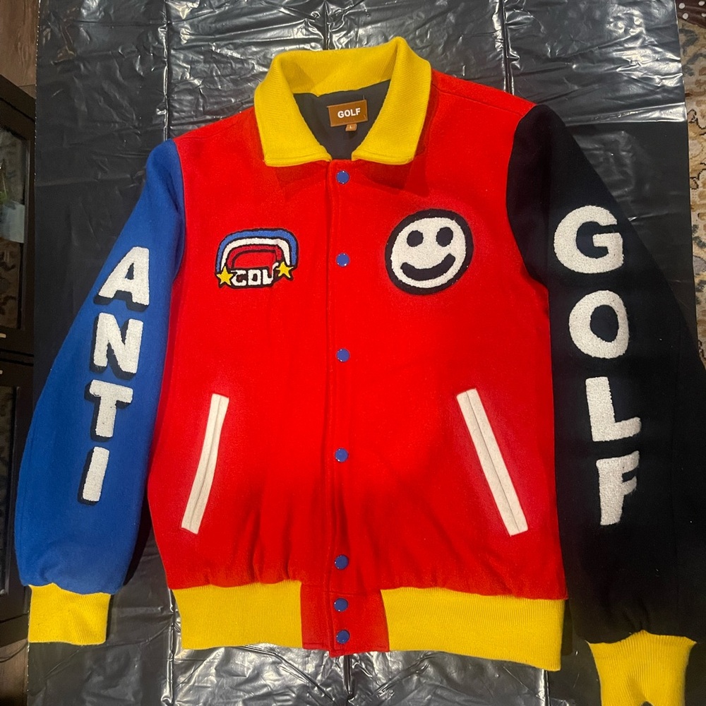 Golf Wang/Tyler, The Creator Multicolor Varsity Jacket